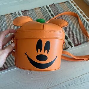 Cakeworthy Pumpkin Mickey Mouse Crossbody Purse